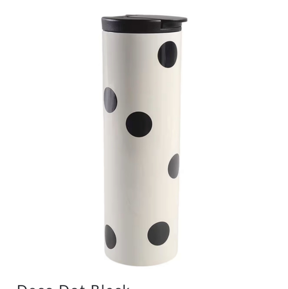 Kate Spade Deco Dot travel mug